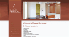 Desktop Screenshot of niagararhinoplasty.com